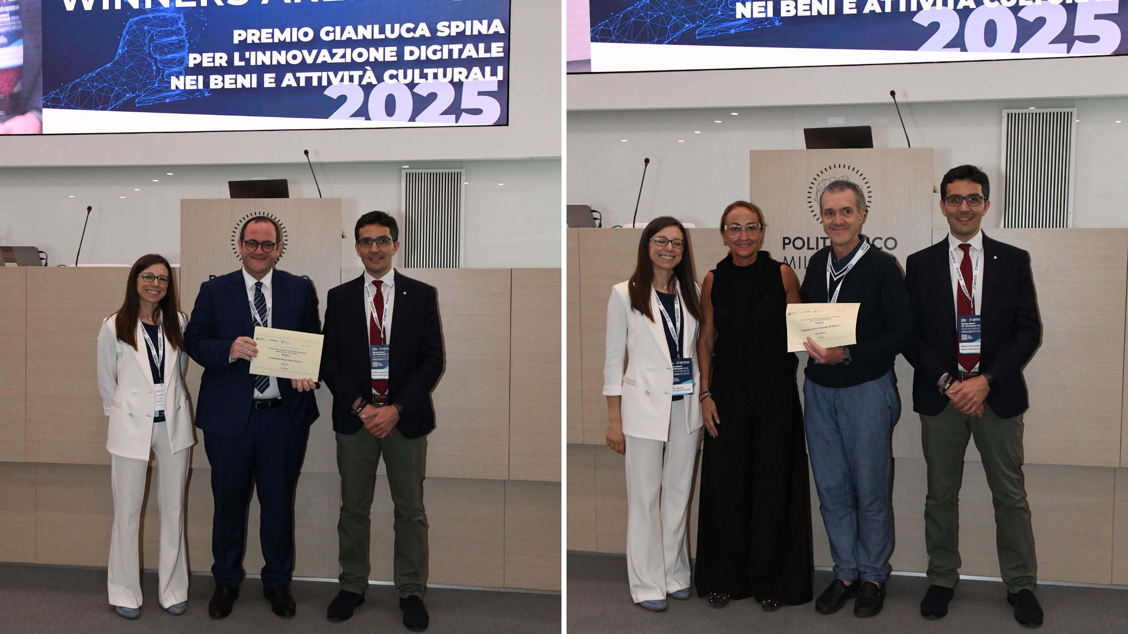 Tecnologia, cultura e inclusione: annunciati i vincitori dell’ottava edizione del Premio Gianluca Spina per l’Innovazione Digitale nei Beni e Attività Culturali